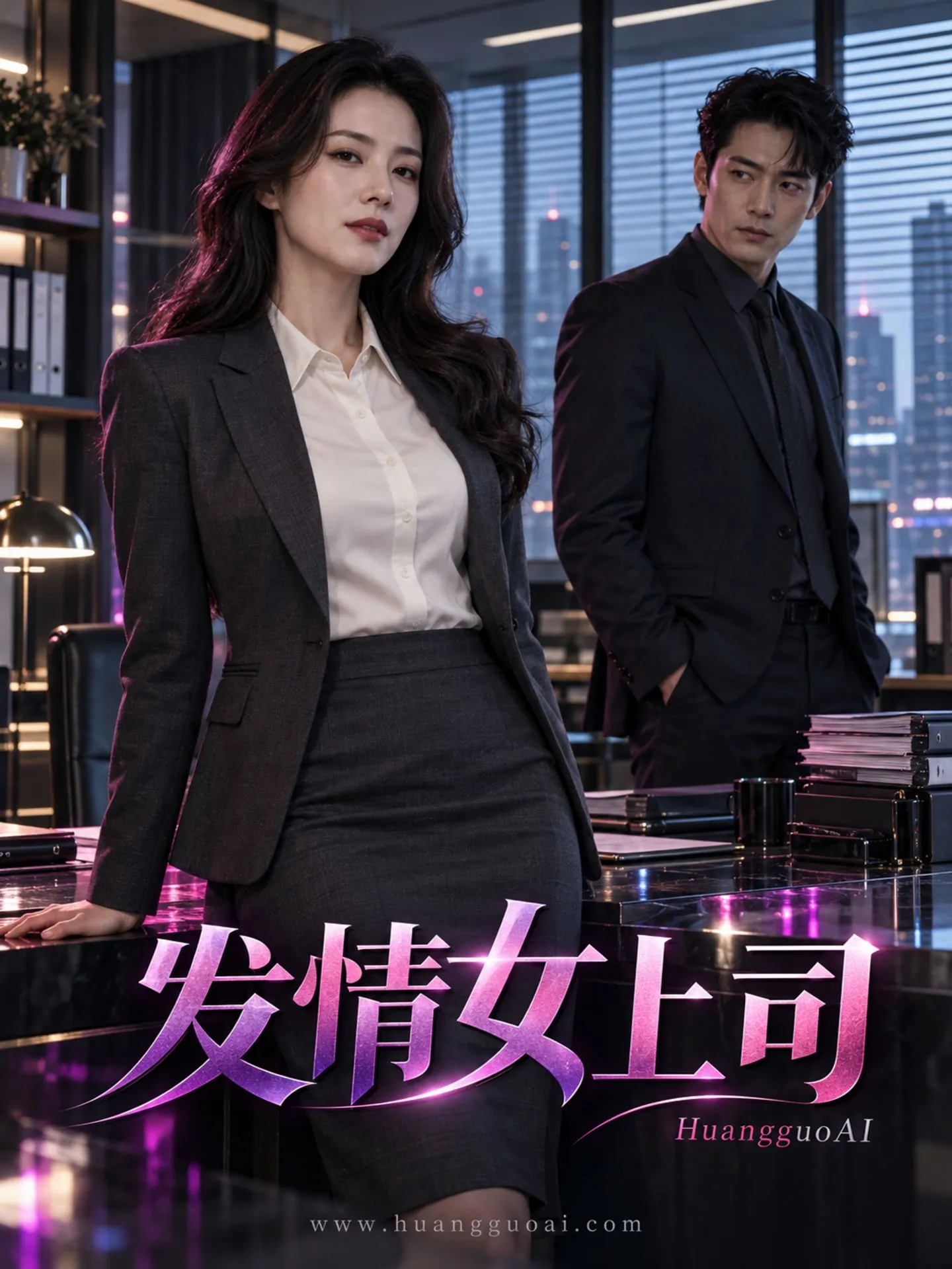 女上司办公室海报