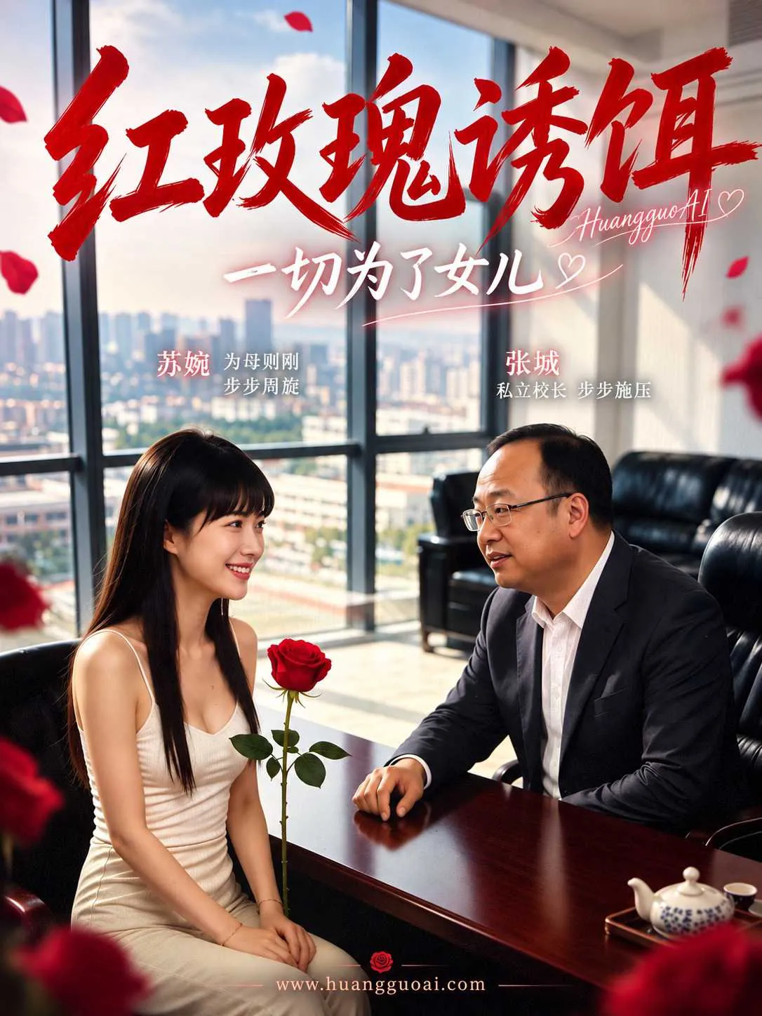 红玫瑰诱饵海报